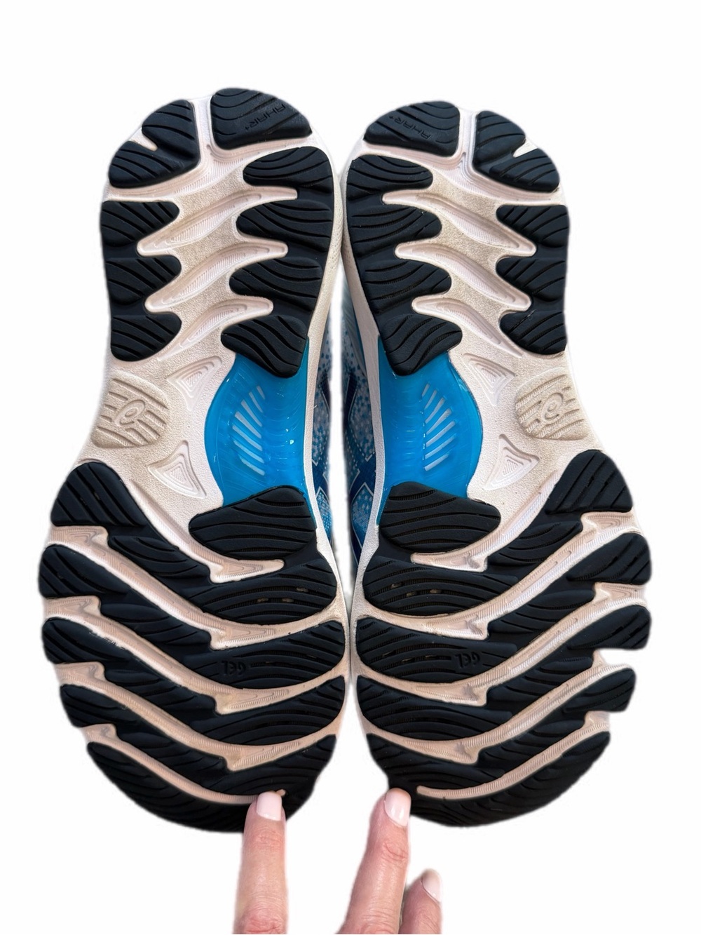 ASICS Digital Aqua/White GEL-Nimbus 23 Running Shoes 8.5 - Picture 10 of 16